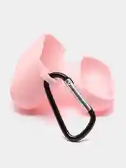 Розовый чехол для беспроводных наушников Honor Choice Earbuds X силиконовый КАРТОФАН матовый