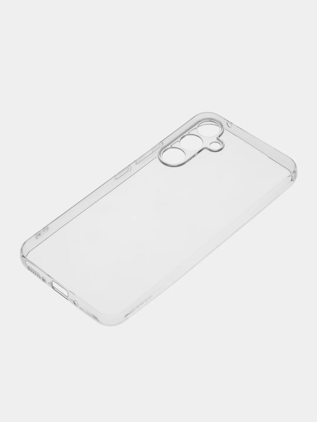 Прозрачный чехол для Samsung Galaxy A54 силиконовый ROSCO прозрачный тонкий с бортиком защитой камер