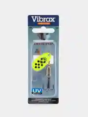 Салатовый вращающаяся рыболовная блесна / вертушка MilrKacle 7гр