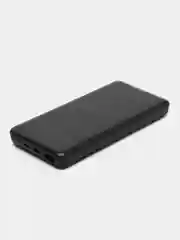 Черный power Bank с быстрой зарядкой Type-C, Micro, USB (Павер Банк), 20000 mAh
