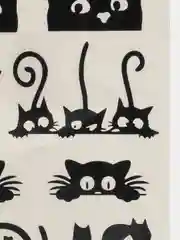 Черный набор наклеек "Котики" (26*19 см) на стекло автомобиля, интерьерные Кошки, котята