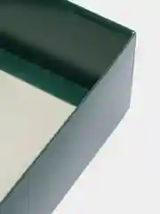 Зеленый коробка подарочная, складная