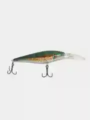 Зеленый рыболовный воблер "Минноу" minnow, 8 см, 8,7 г, 8 цветов