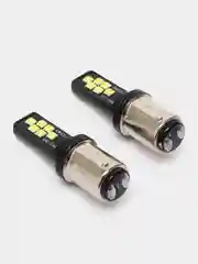 Комплект, 2 шт, Led ламп P21W 1156 BA15S/1157 BAY15D