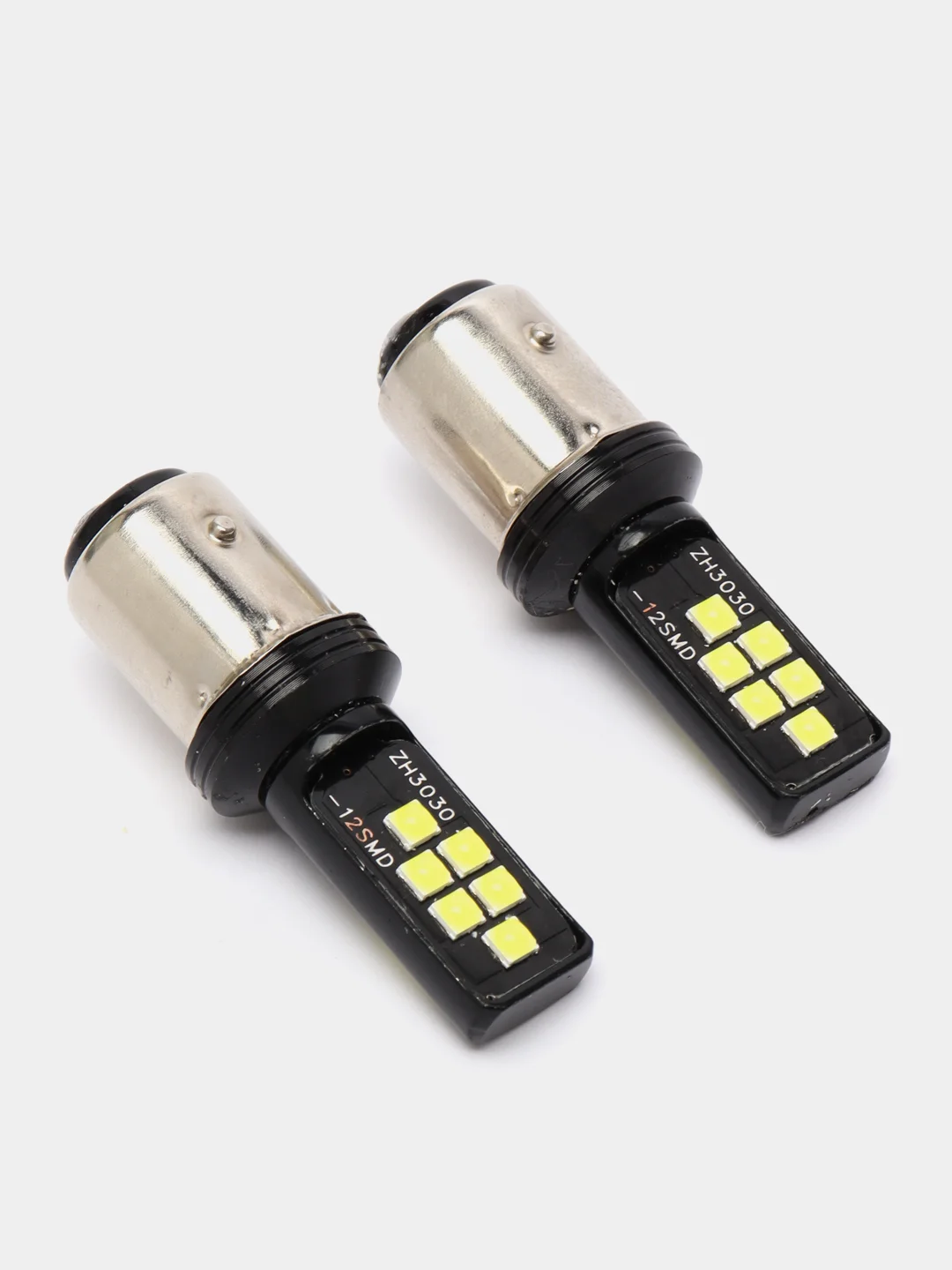 Комплект, 2 шт, Led ламп P21W 1156 BA15S/1157 BAY15D