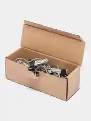 Серый прищепки с крючками, металлические