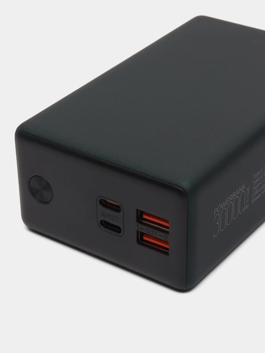 Тёмно-зелёный внешний аккумулятор Olmio QX-30 30000mAh