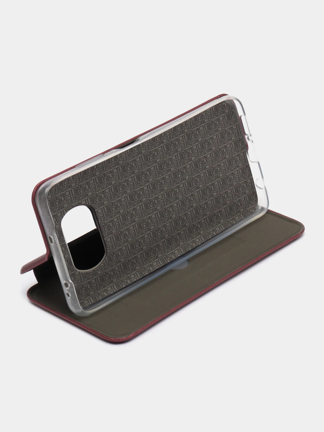 Бордовый чехол Book Case для Xiaomi POCO X3