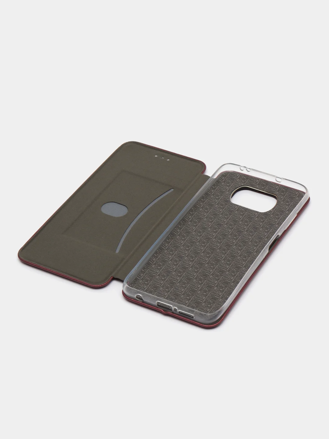 Бордовый чехол Book Case для Xiaomi POCO X3