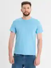 Голубой футболка мужская