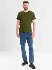Зелёный хаки футболка мужская