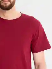 Бордовый футболка мужская