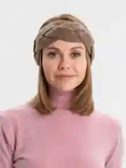 Хаки повязка на голову, вязаная