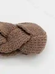 Хаки повязка на голову, вязаная