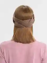 Хаки повязка на голову, вязаная