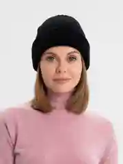 Черный шапка вязаная женская