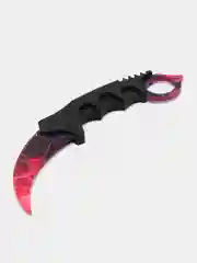 Вишнёвый нож керамбит Голд, Скретч (Scratch), Драгон гласс (Dragon Glass), деревянный