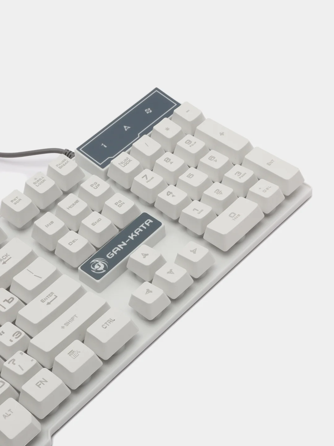 Белый мультимедийная игровая клавиатура Dialog Gan-Kata KGK-15U, с подсветкой