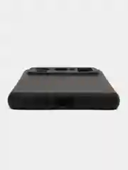 Черный чехол ROSCO для Xiaomi Mi 11 Ultra матовый силиконовый тонкий, бортик вокруг камер