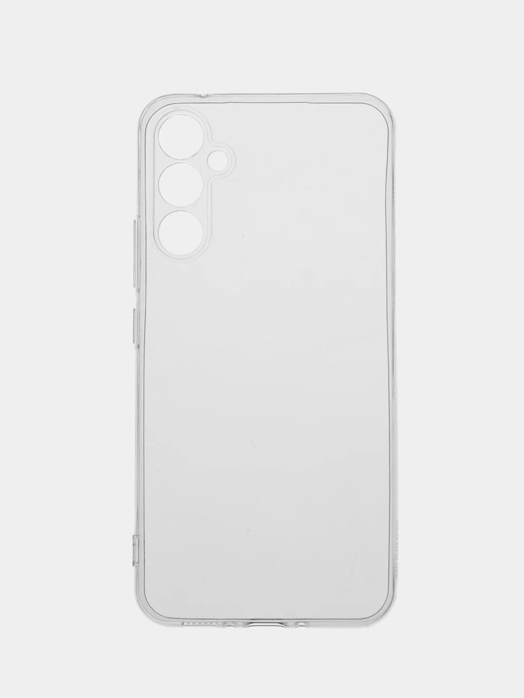 Силиконовый чехол ROSCO для Samsung Galaxy A34 с защитой камер и от прилипания, прозрачный
