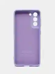 Сиреневый чехол силиконовый для Samsung Galaxy S21, Самсунг Галакси С21