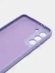 Сиреневый чехол силиконовый для Samsung Galaxy S21, Самсунг Галакси С21