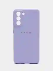 Сиреневый чехол силиконовый для Samsung Galaxy S21, Самсунг Галакси С21