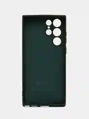 Зеленый чехол силиконовый для Samsung Galaxy S22 Ultra (Самсунг Галакси С22 Ультра)
