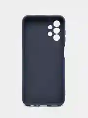 Синий меланж чехол Silicone Cover для Samsung Galaxy A13, Самсунг Галакси А13 4G, силиконовый