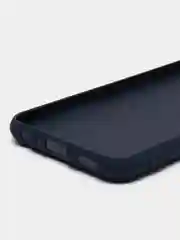 Синий меланж чехол Silicone Cover для Samsung Galaxy A13, Самсунг Галакси А13 4G, силиконовый