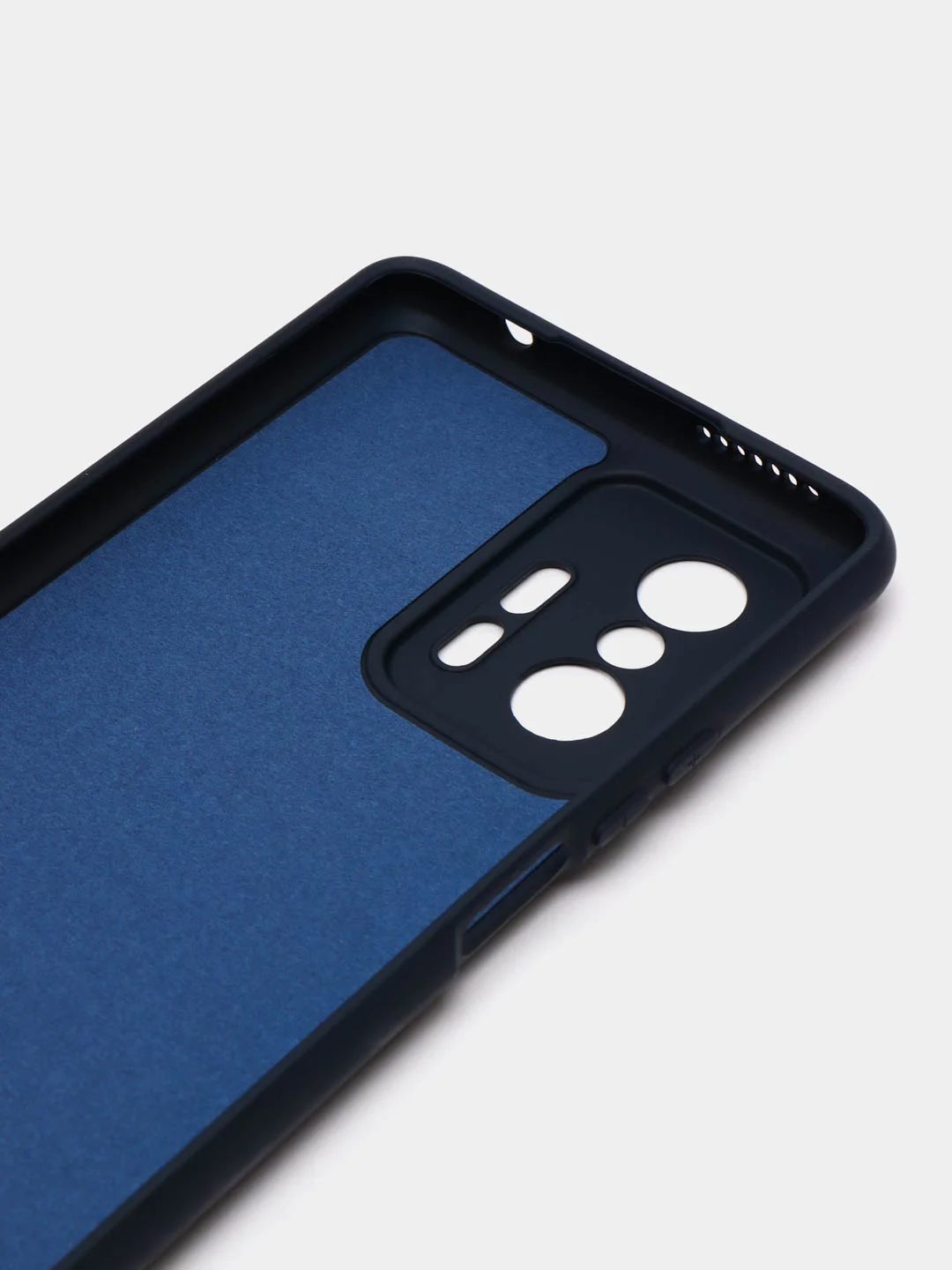 Синий меланж чехол Silicone Cover для Xiaomi 11T / 11T Pro, Сяоми 11Т / 11Т Про, силиконовый