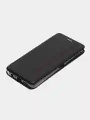 Черный чехол-книжка КАРТОФАН из экокожи на HUAWEI Nova 9 SE, с функцией подставки и кармашком