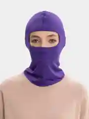 Фиолетовый балаклава подшлемник - маска