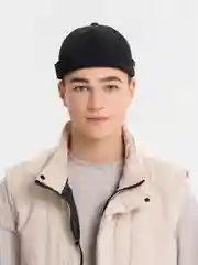 Черный докер, кепка без козырька, кепка-докер, бейсболка