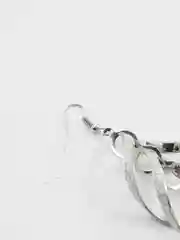 Серебряный серьги женские длинные, геометрические, большого размера, три яруса, висячие