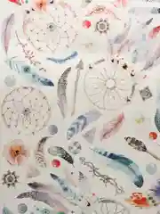 Разноцветный бумага упаковочная мелованная, 70*100 см