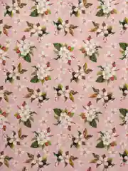 Розовый бумага упаковочная мелованная, 70*100 см