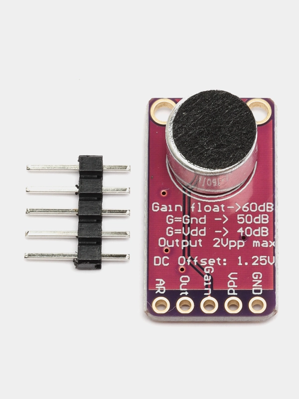 Микрофонный усилитель MAX9814