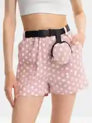 Розовый шорты женские повседневные, домашние