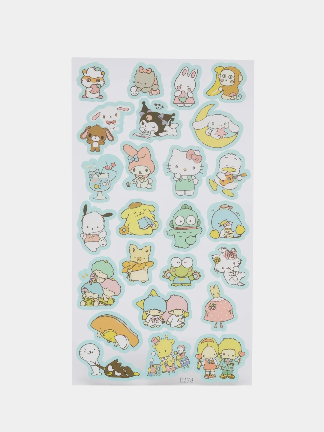 Зеленый наклейки для девочек Hello Kitty