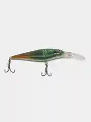 Лесной зеленый рыболовный воблер "Минноу" minnow, 8 см, 8,7 г, 8 цветов