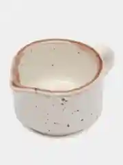 Сливочник, емкость для подачи, соусник, в крапинку, 50 мл, фарфоровый