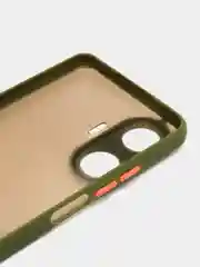 Красный чехол Realme C55 / Реалми С55, пластиковый, матовый, с цветными кнопками