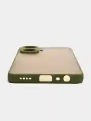 Красный чехол Realme C55 / Реалми С55, пластиковый, матовый, с цветными кнопками