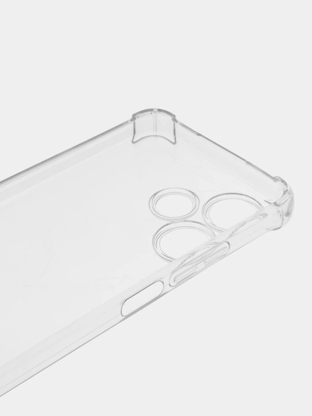 Прозрачный противоударный чехол BROSCORP для Infinix Hot 30 силиконовый, с усиленными углами