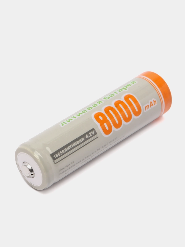 Аккумулятор Li-ion 18650, литиевая батарейка, 8000 mAh