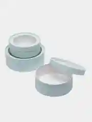 Мятный круглая подарочная коробка с прозрачным окном, набор 3 шт, матовые