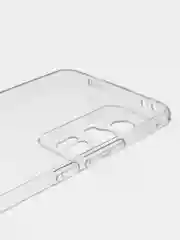 Прозрачный чехол для Xiaomi Poco F5 Pro силиконовый BROSCORP прозрачный с защитой камер/от прилипания
