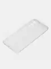 Прозрачный чехол для Xiaomi Poco F5 Pro силиконовый BROSCORP прозрачный с защитой камер/от прилипания