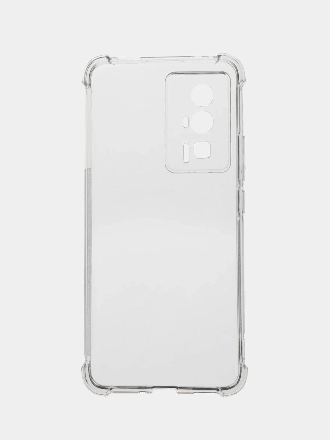 Прозрачный чехол для Xiaomi Poco F5 Pro противоударный силиконовый BROSCORP с защитой камер, углов